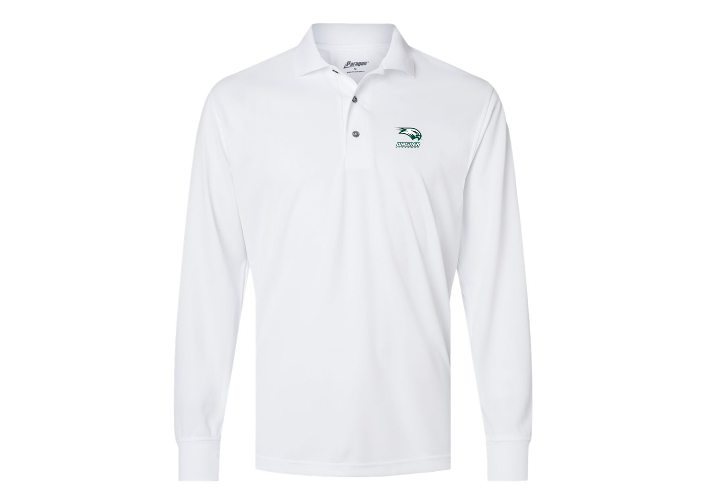 Men's Wagner Seahawks Paragon Prescott Long Sleeve Polo