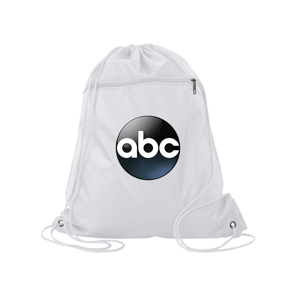 Abc Logo Q-Tees - Polyester Cinchpack