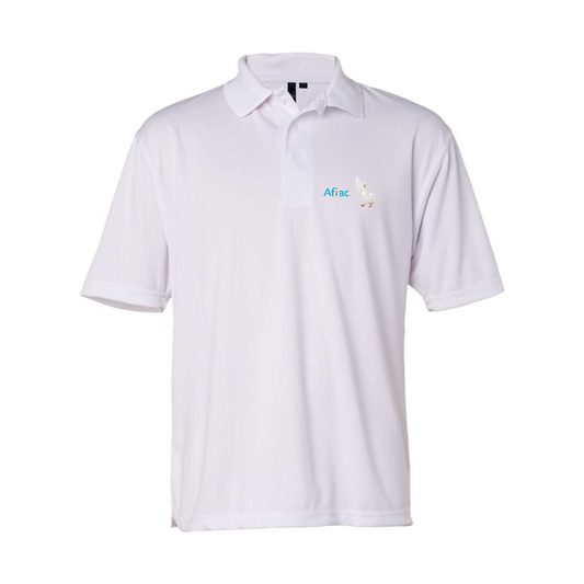 Men's Aflac Logo and Duck Sierra Pacific Moisture Free Mesh Polo