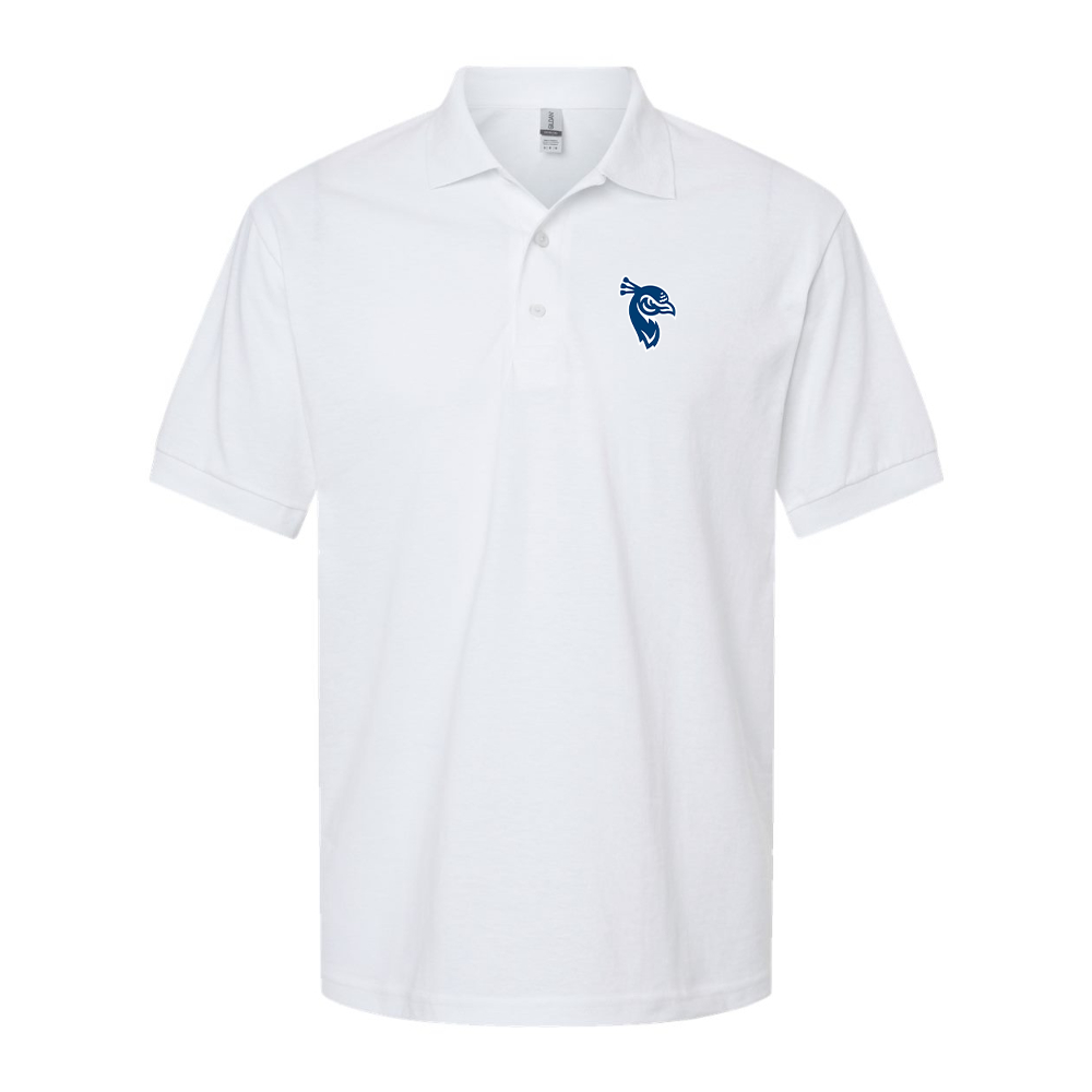 Men's Saint Peters Peacocks Logo Gildan Dry Blend Jersey Polo