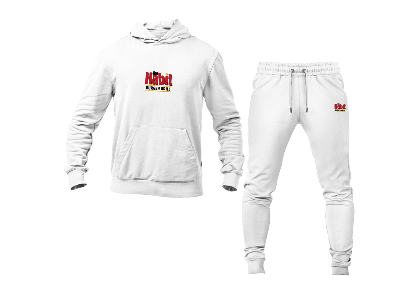 Men's The Habit Burger Grill Hoodie Joggers Set