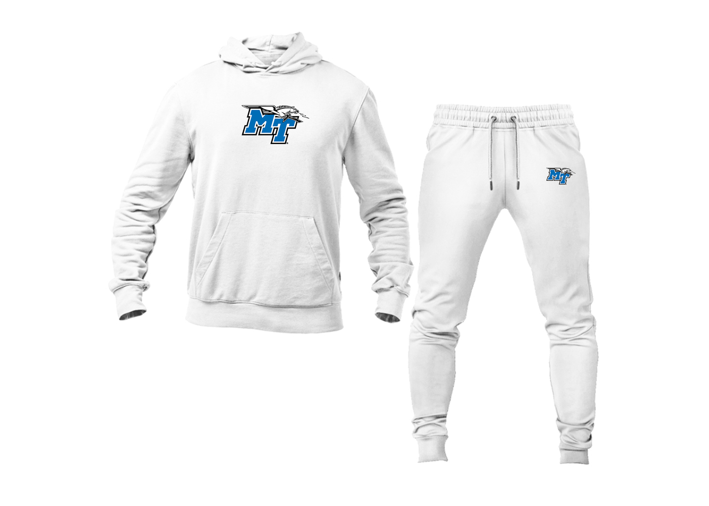Men's Middle Tennessee Blue Raiders Logo Hoodie Joggers Set