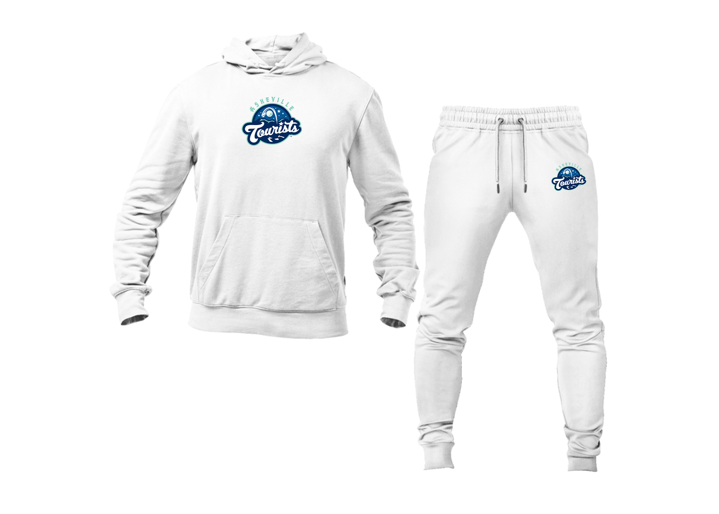 Men's Asheville Tourists Logo Hoodie Joggers Set