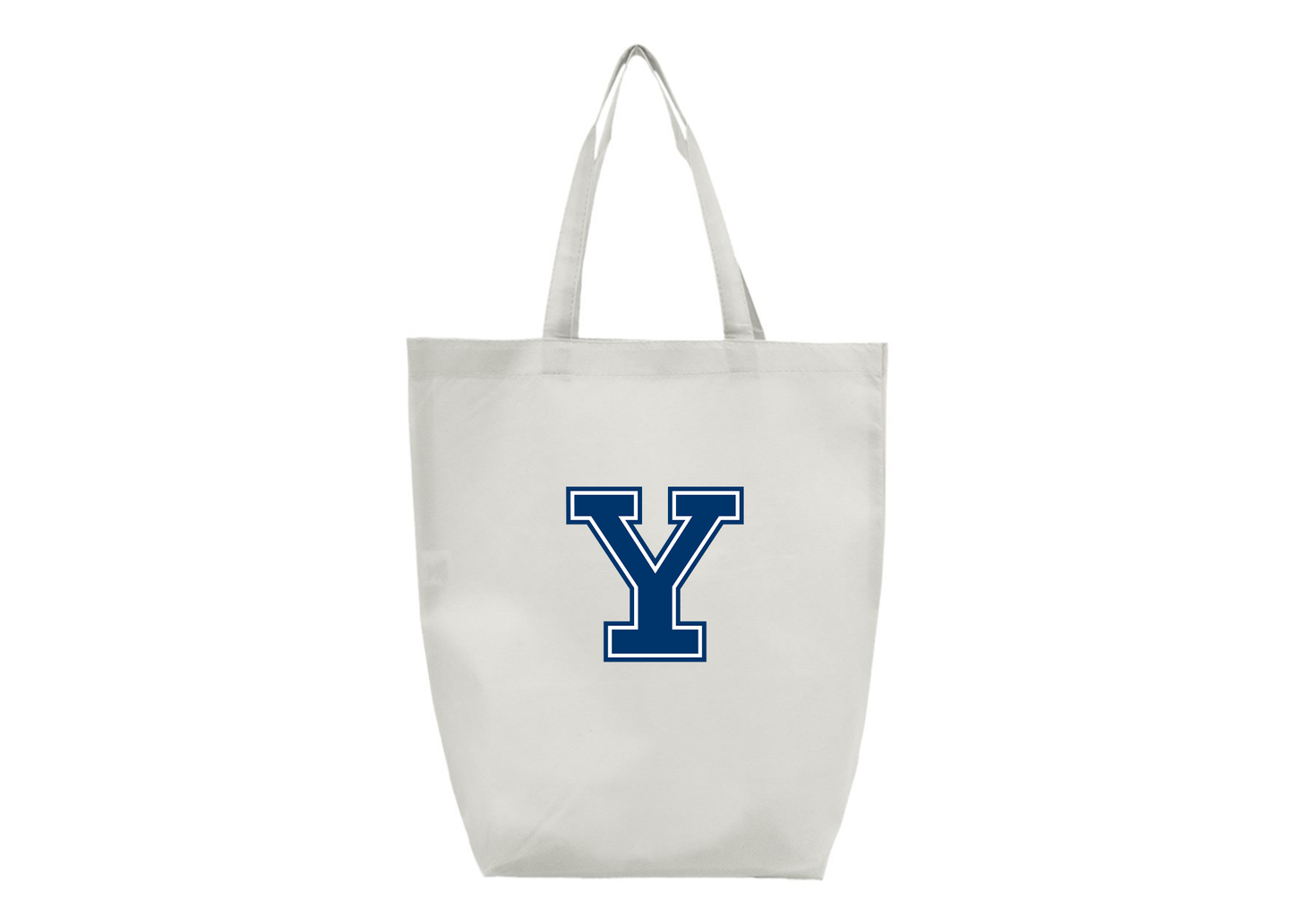 Yale Bulldogs Q-Tees Non-Woven Gusset Bottom Tote