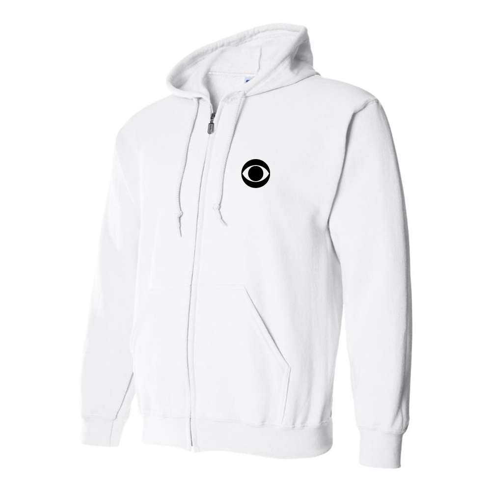 Men's CBS Logo Zipper Hoodie