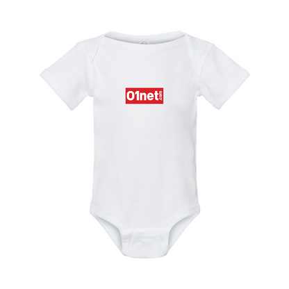 01net Logo  Rabbit Skins Infant Baby Rib Bodysuit