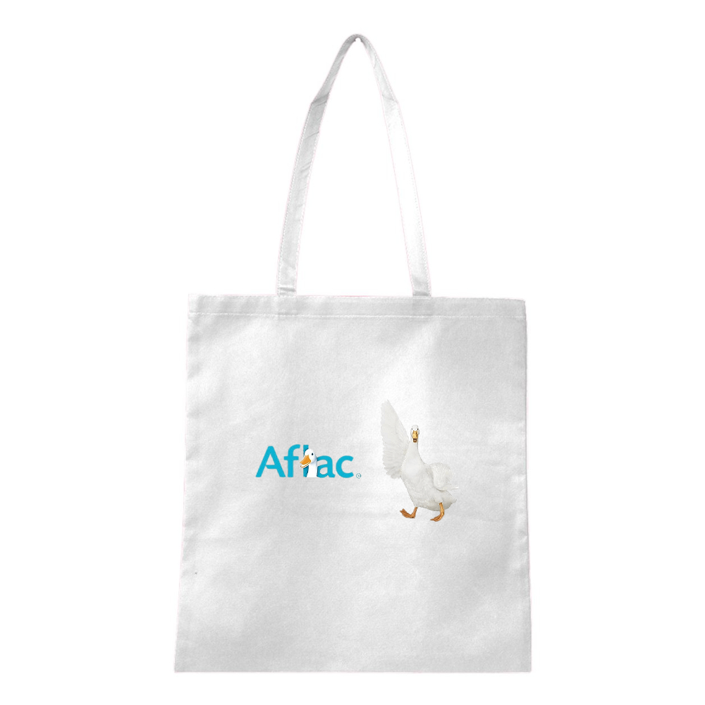 Aflac Logo and Duck Q-Tees Non-Woven  Tote