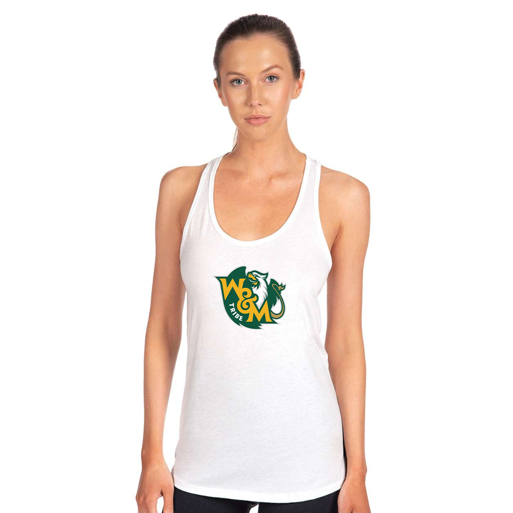 Women's William and Mary Tribe Next Level Ideal Racerback Tank