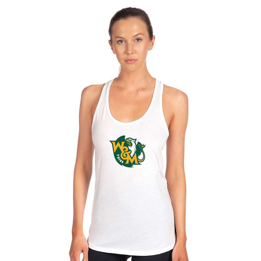 Women's William and Mary Tribe Next Level Ideal Racerback Tank
