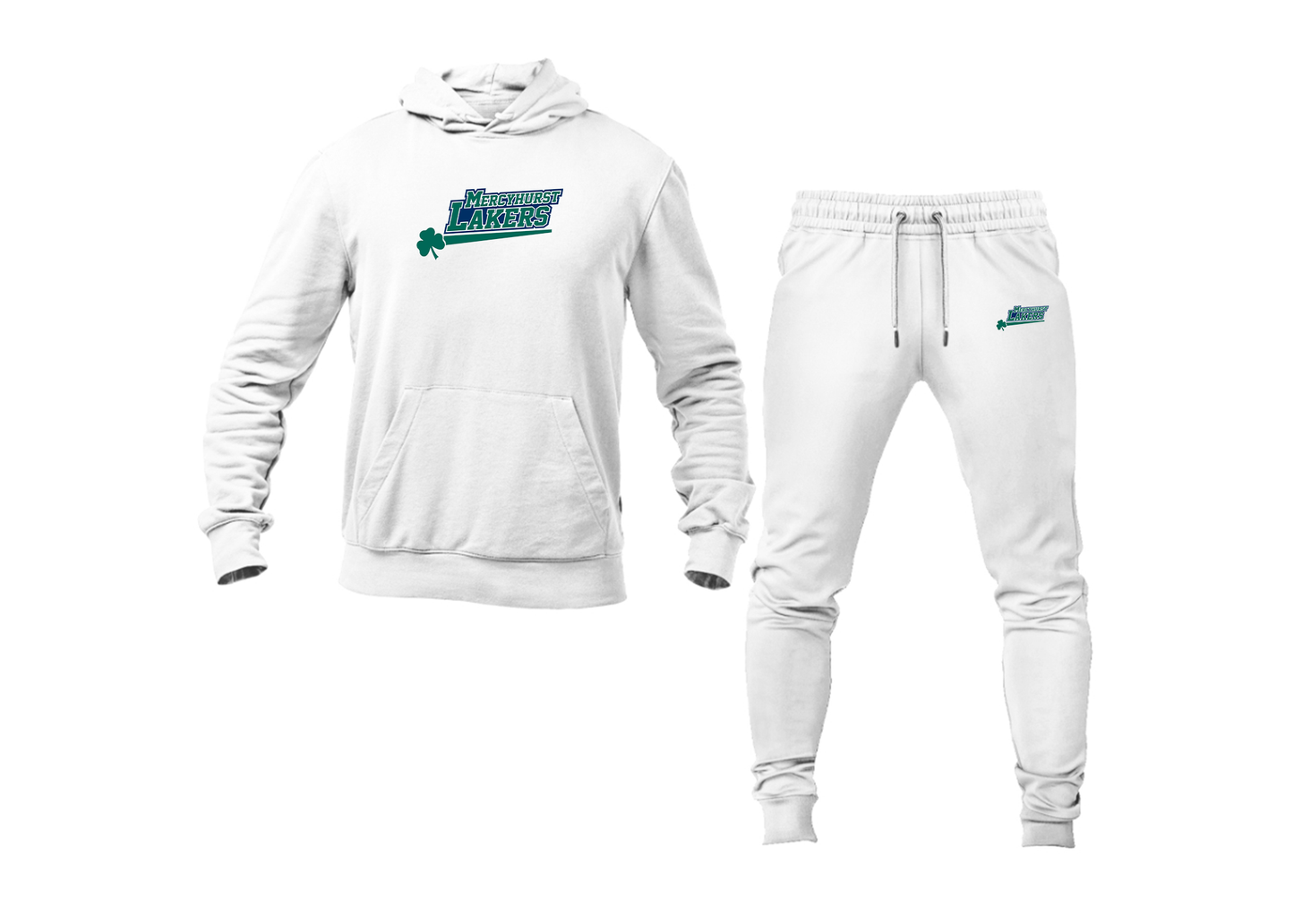Men's Mercyhurst Lakers Logo Hoodie Joggers Set