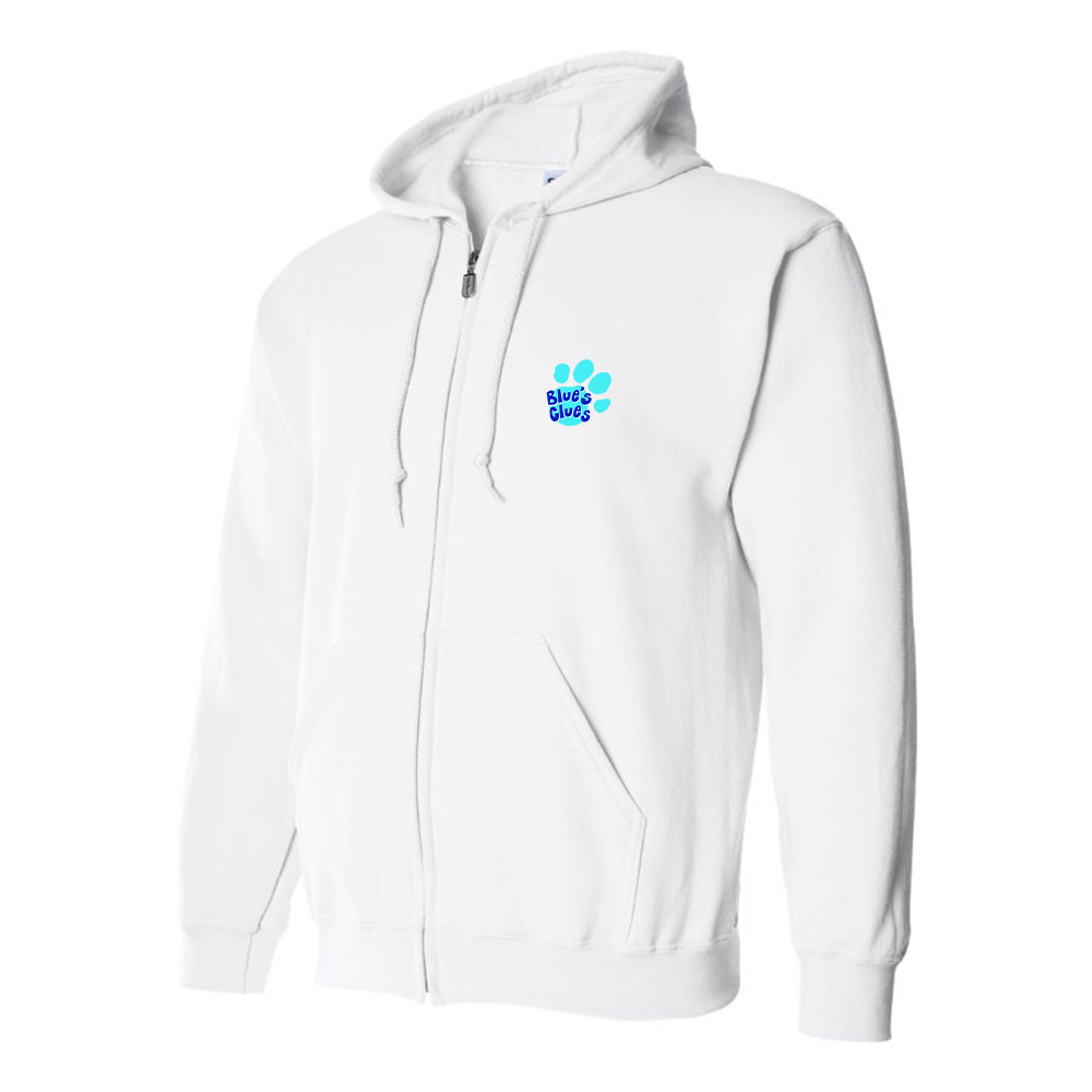 Men's Blues Clues Logo Zipper Hoodie
