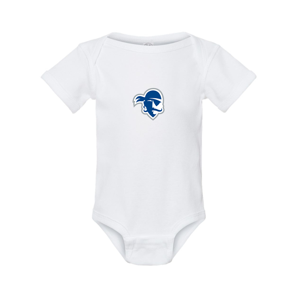 Seton Hall Pirates Logo  Rabbit Skins Infant Baby Rib Bodysuit