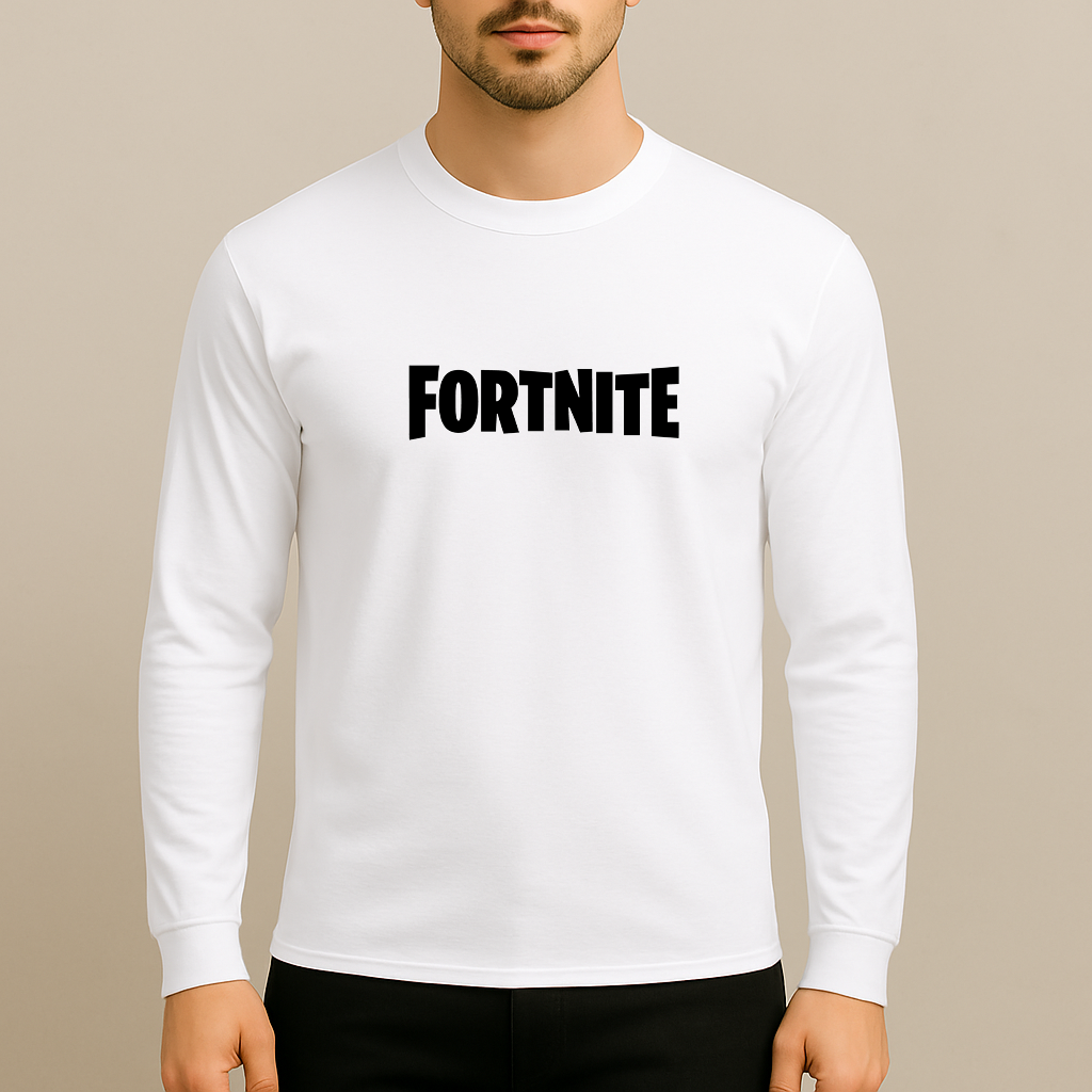 Men's Fortnite Battle Royale Game Long Sleeve T-Shirt