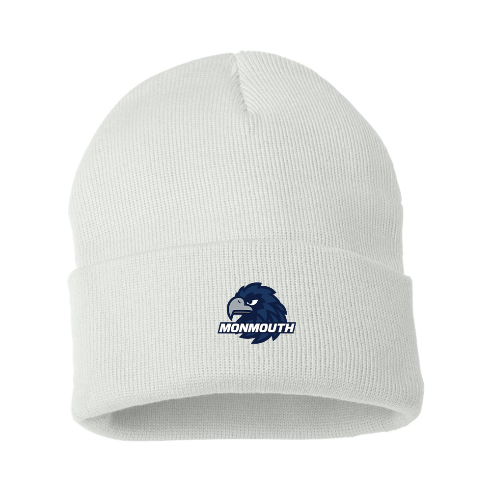 Monmouth Hawks Logo Beanie Hat