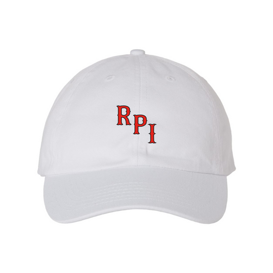 RPI Engineers Logo  Valucap Adult Bio-Washed Classic Dad Hat