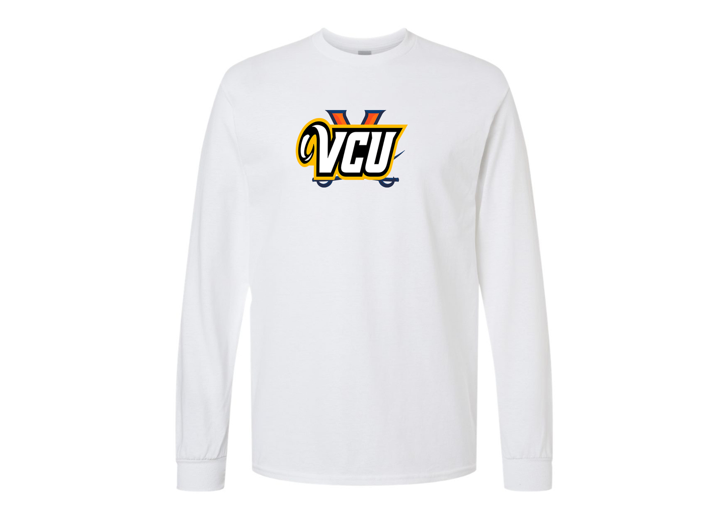 Men's Virginia Commonwealth Rams Gildan Heavy Cotton Long Sleeve T-Shirt