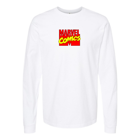 Men's Marvel Comics Logo Long Sleeve T-Shirt