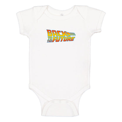 Back To The Future Movie Baby Romper Onesie