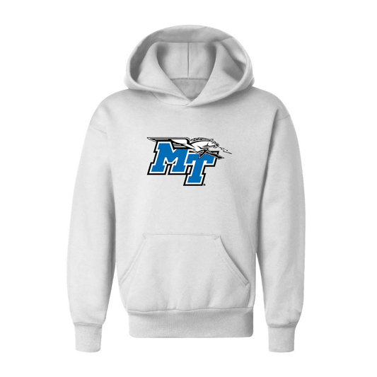 Youth Middle Tennessee Blue Raiders Logo Pullover Hoodie