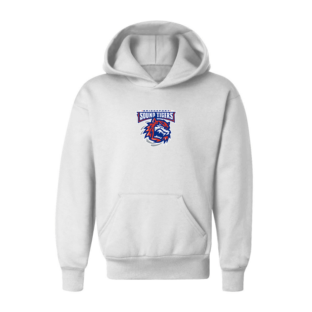Youth Bridgeport Sound Tigers Logo Pullover Hoodie