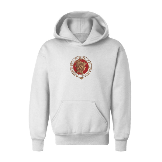 Youth Minerva Cars Logo Pullover Hoodie