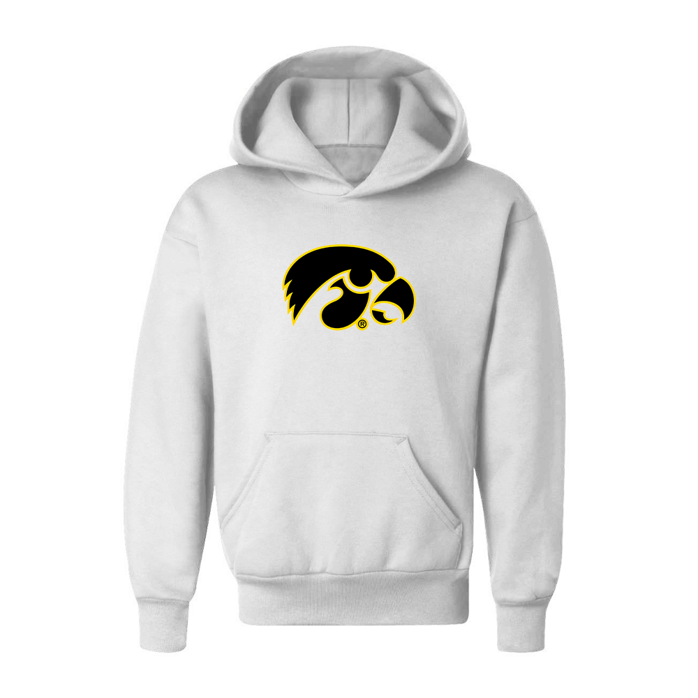 Youth Lowa Hawkeyes Logo Pullover Hoodie