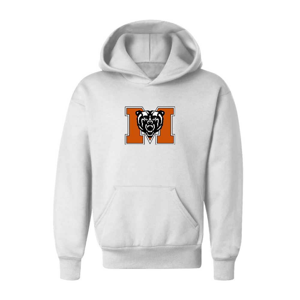 Youth Mercer Bears Logo Pullover Hoodie