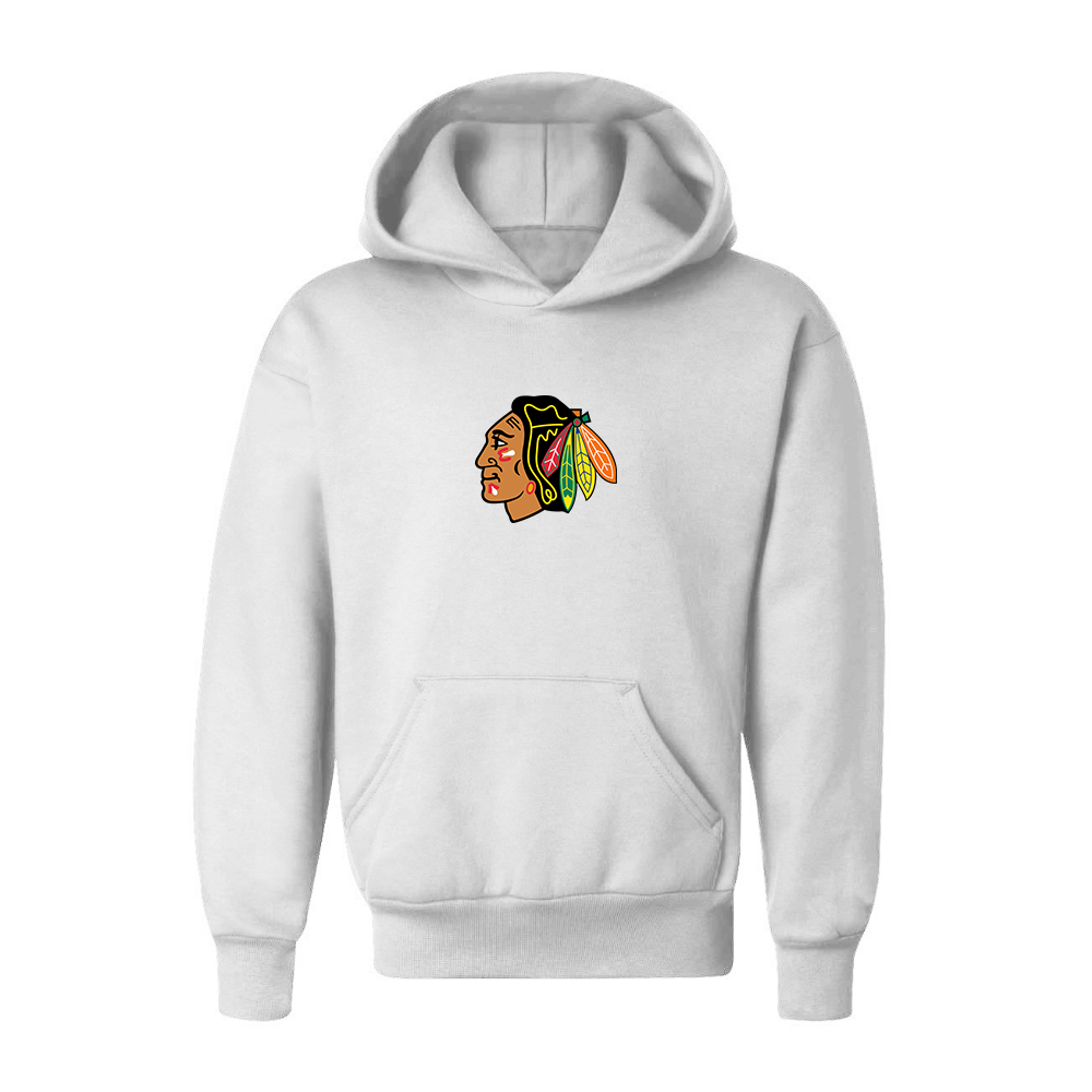 Youth Blackhawks Logo Pullover Hoodie