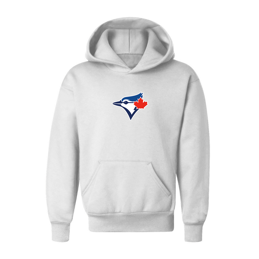 Youth Bluefield Blue Jays Logo Pullover Hoodie