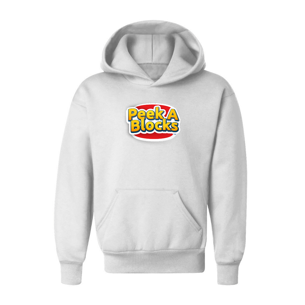 Youth Peek A Blocks Logo Pullover Hoodie
