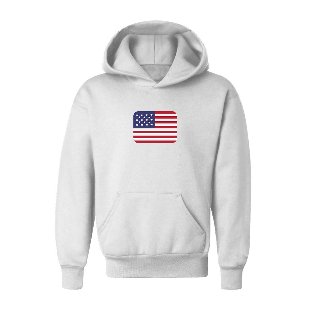 Youth American-Flag-Emoji Pullover Hoodie