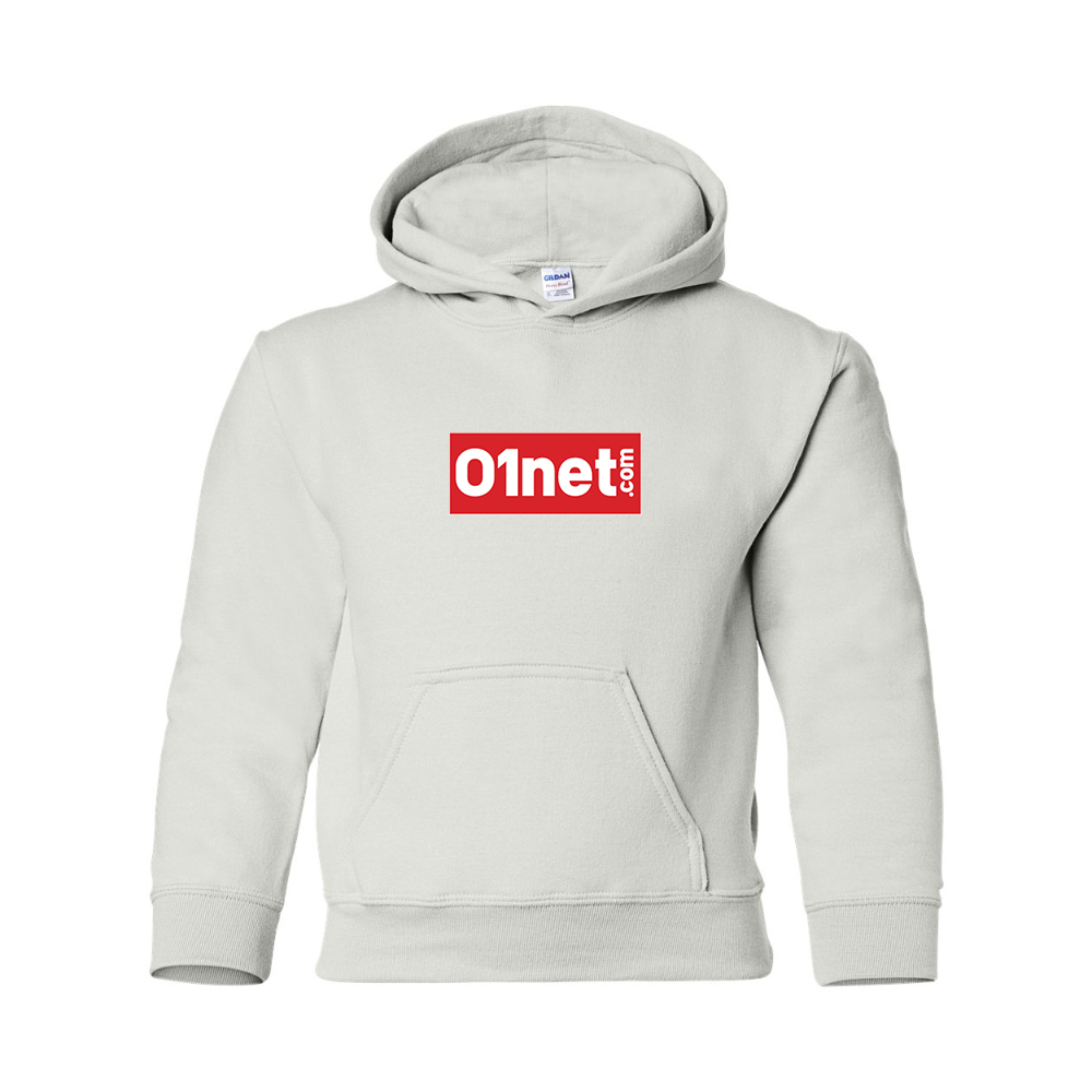 Youth 01net Logo Gildan Heavy Blend  Hooded Sweatshirt
