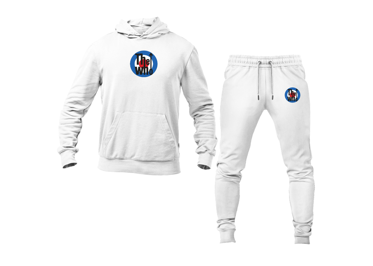 Men's The Who Logo Hoodie Joggers Set