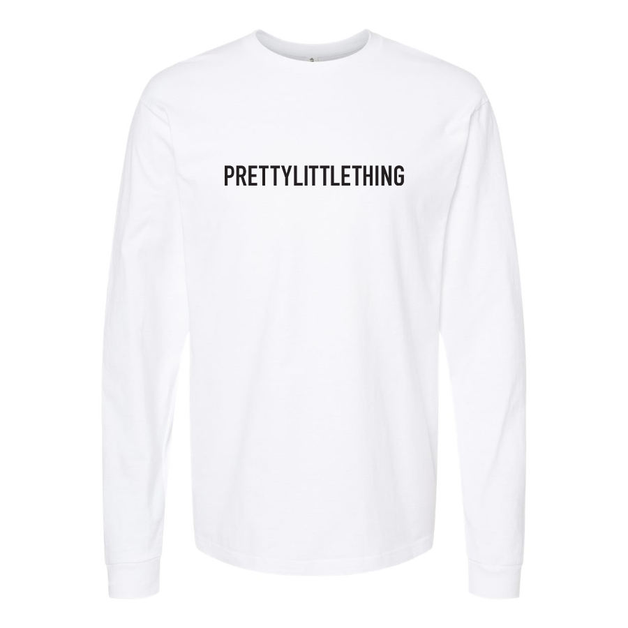 Youth Pretty Little Thing Logo Cotton Long Sleeve T-Shirt