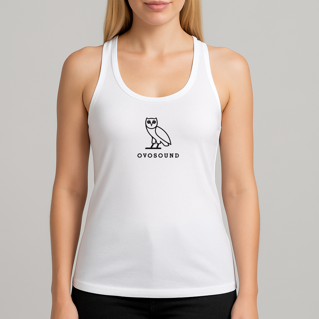 Women's Ovosound Drake Music Racerback Tank Top