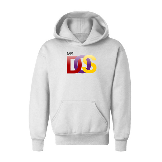 Youth MS DOS Logo Pullover Hoodie