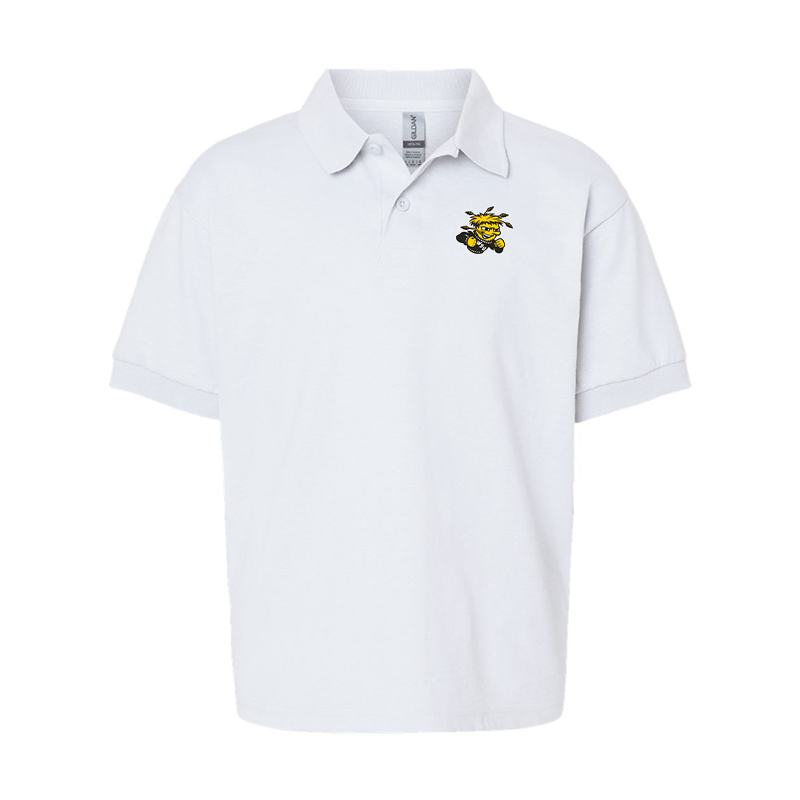 Youth Wichita State Shockers Gildan Dry Blend Jersey Polo