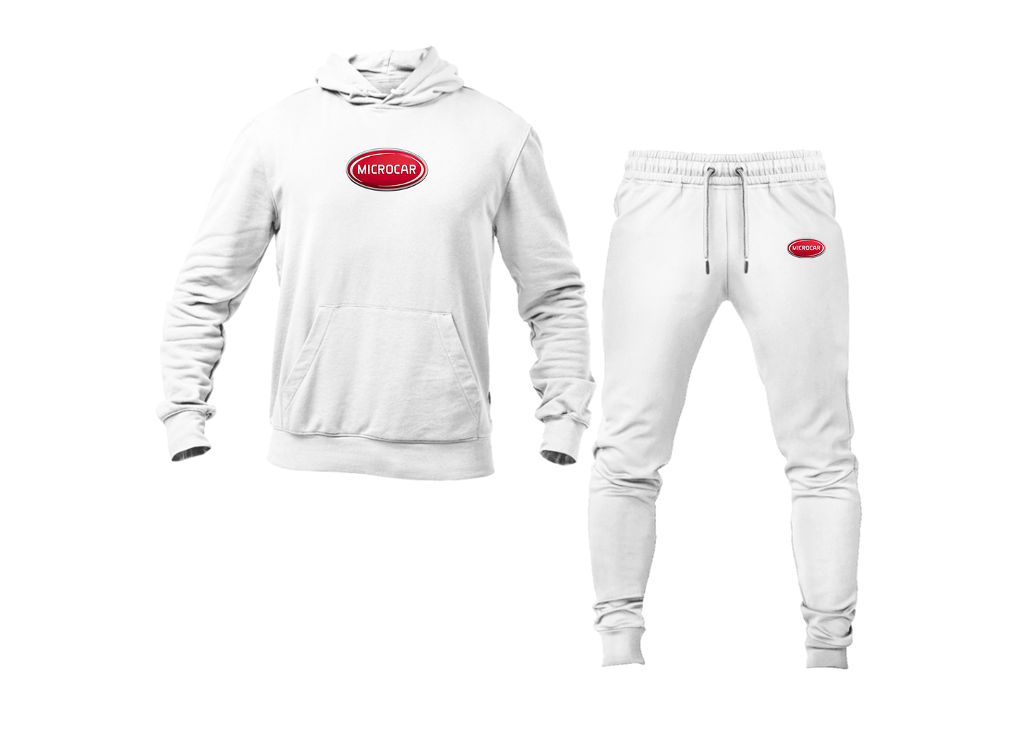 Men's Microcar Logo Hoodie Joggers Set
