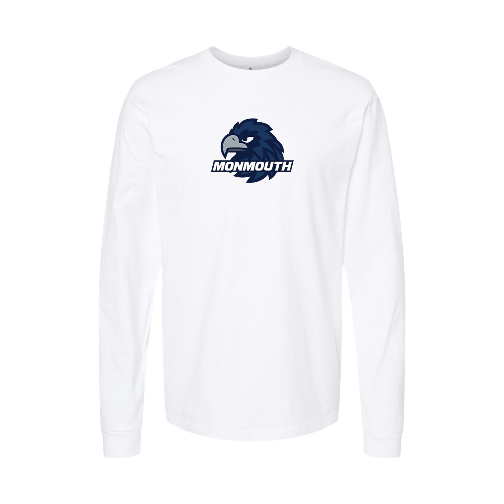Youth Monmouth Hawks Logo Cotton Long Sleeve T-Shirt