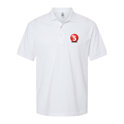 Men's ABC TV5 Logo Gildan Dry Blend Jersey Polo