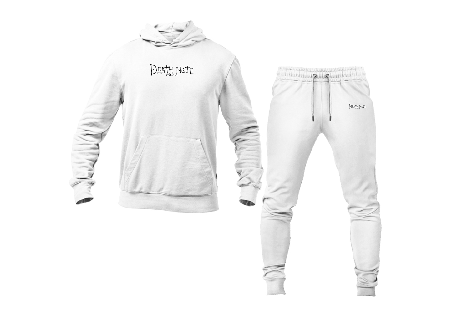 Men's Death Note Logo Hoodie Joggers Set
