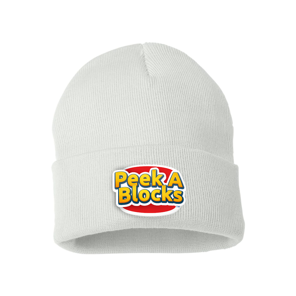 Peek A Blocks Logo Beanie Hat