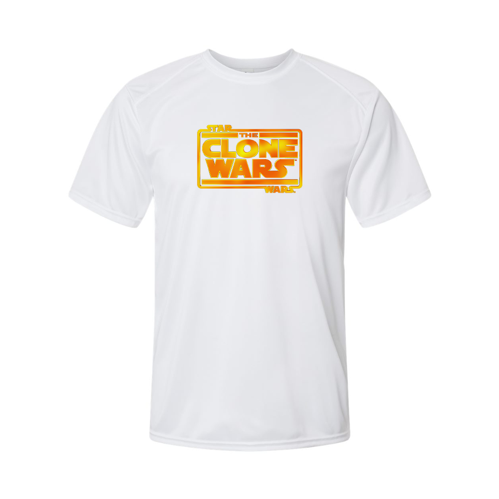 Men's The Clone wars Logo Polyester T-Shirt