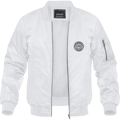 Men's Pizza Express Logo Lightweight Bomber Jacket Windbreaker Softshell Varsity Jacket Coat