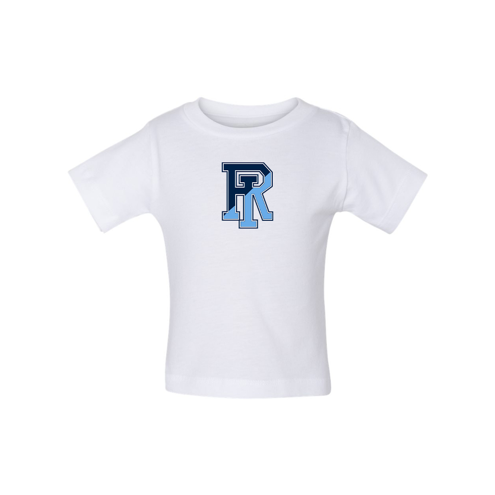 Rhode Island Rams Logo BELLA CANVAS Infant Jersey Tee