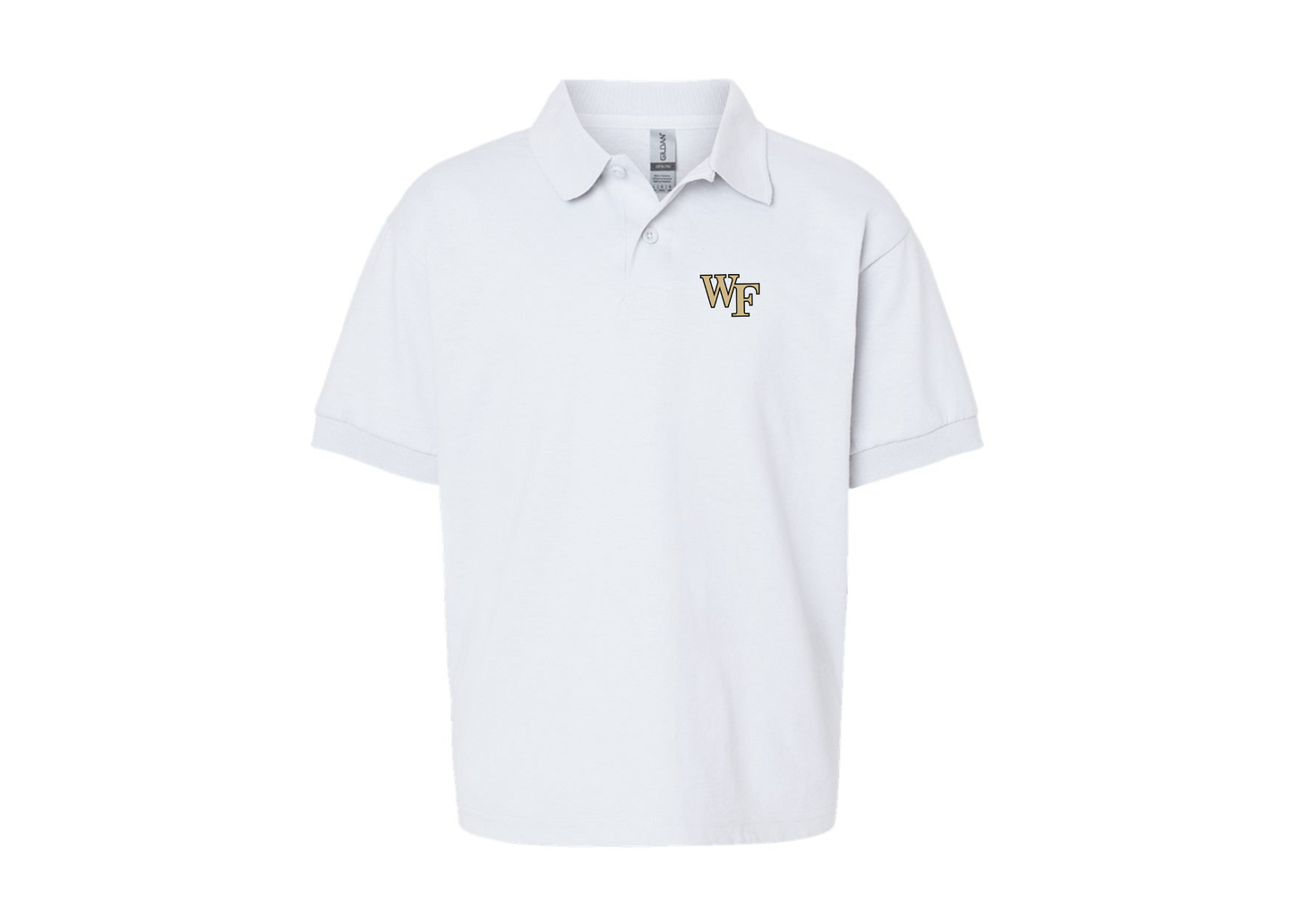 Youth Wake Forest Demon Deacons Gildan Dry Blend Jersey Polo