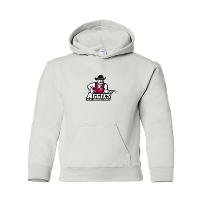 Youth Aggies New Mexico State Logo Gildan Heavy Blend  Hooded Sweatshirt