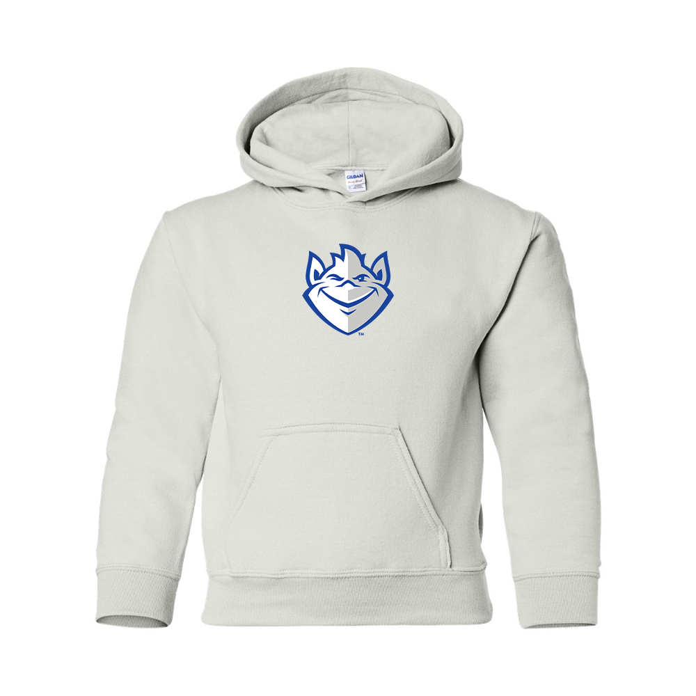 Youth Saint Louis Billikens Logo Gildan Heavy Blend  Hooded Sweatshirt