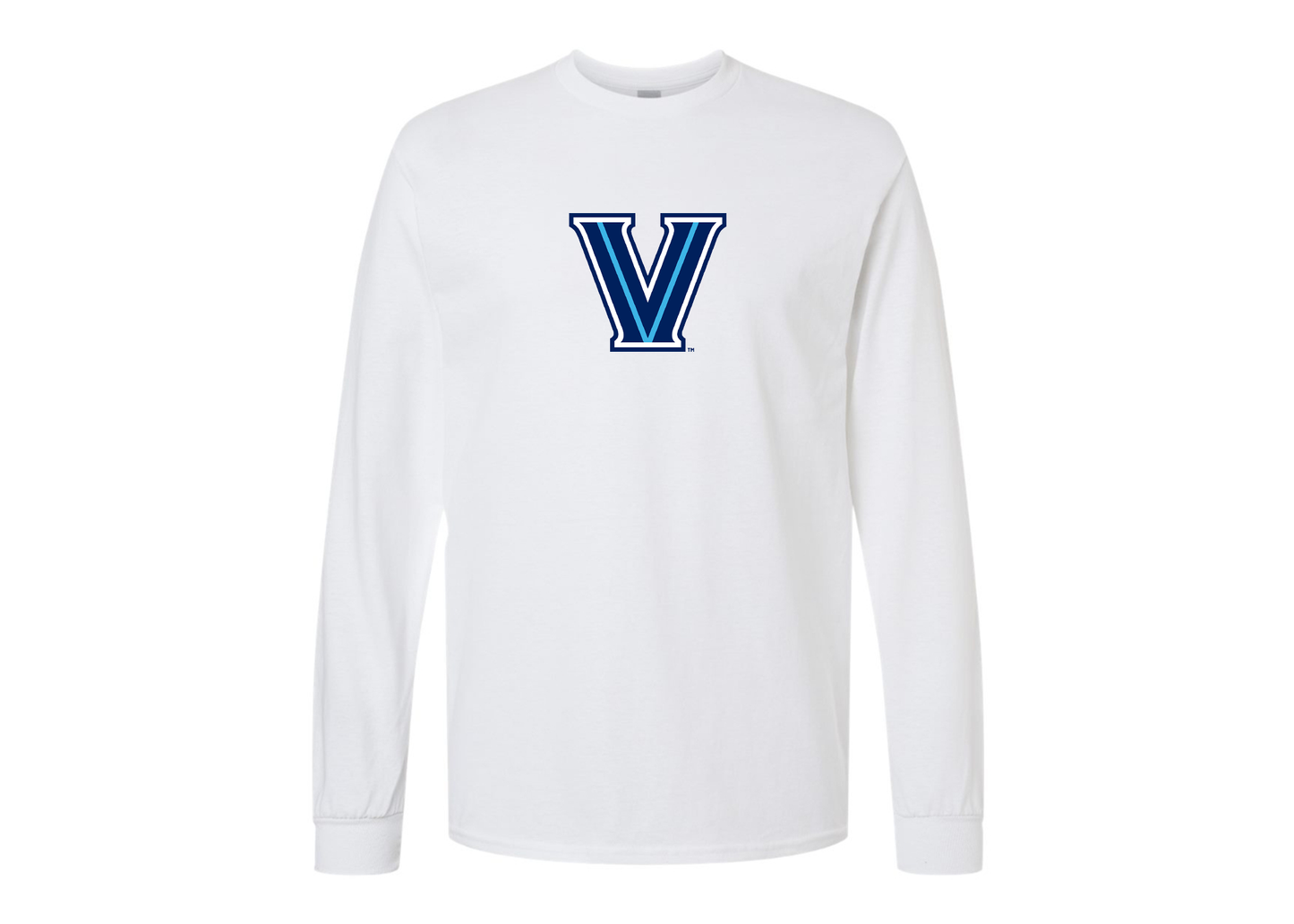 Men's Villanova Wildcats Gildan Heavy Cotton Long Sleeve T-Shirt