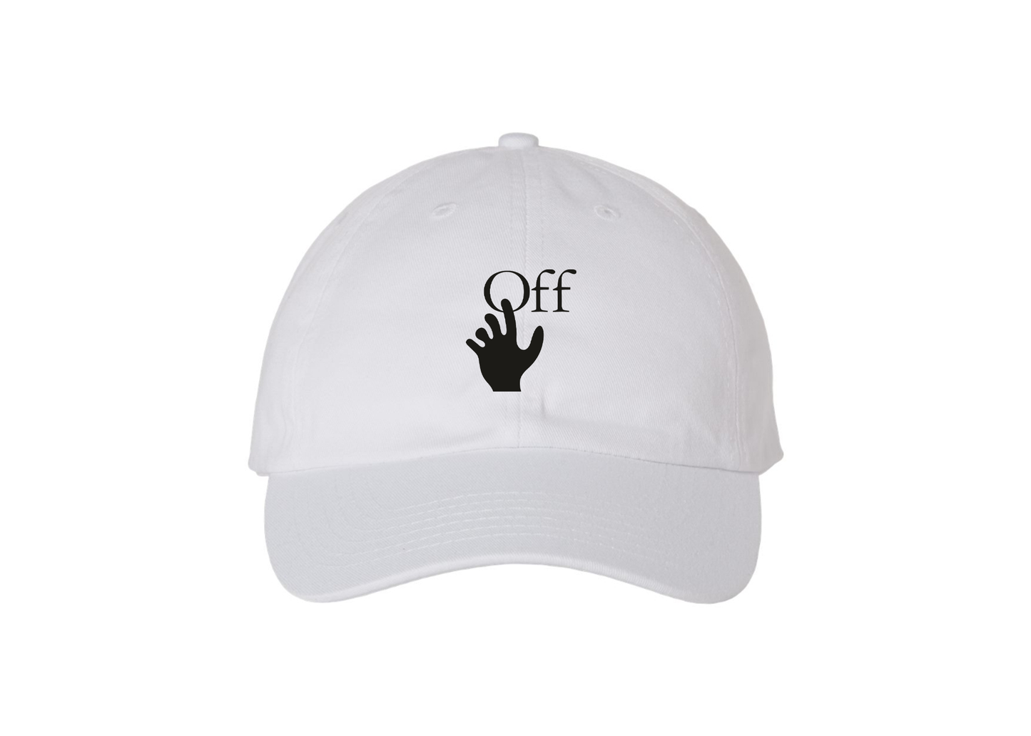 Off-White Hand Valucap Adult Bio-Washed Classic Dad Hat